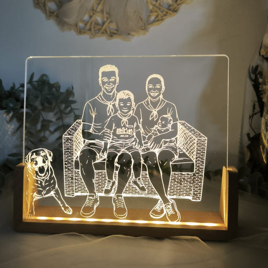 ✨Lámpara familia ✨