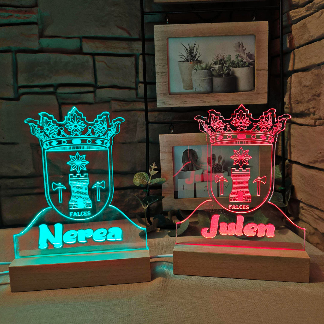 LAMPARA LED PERSONALIZADA COLOR