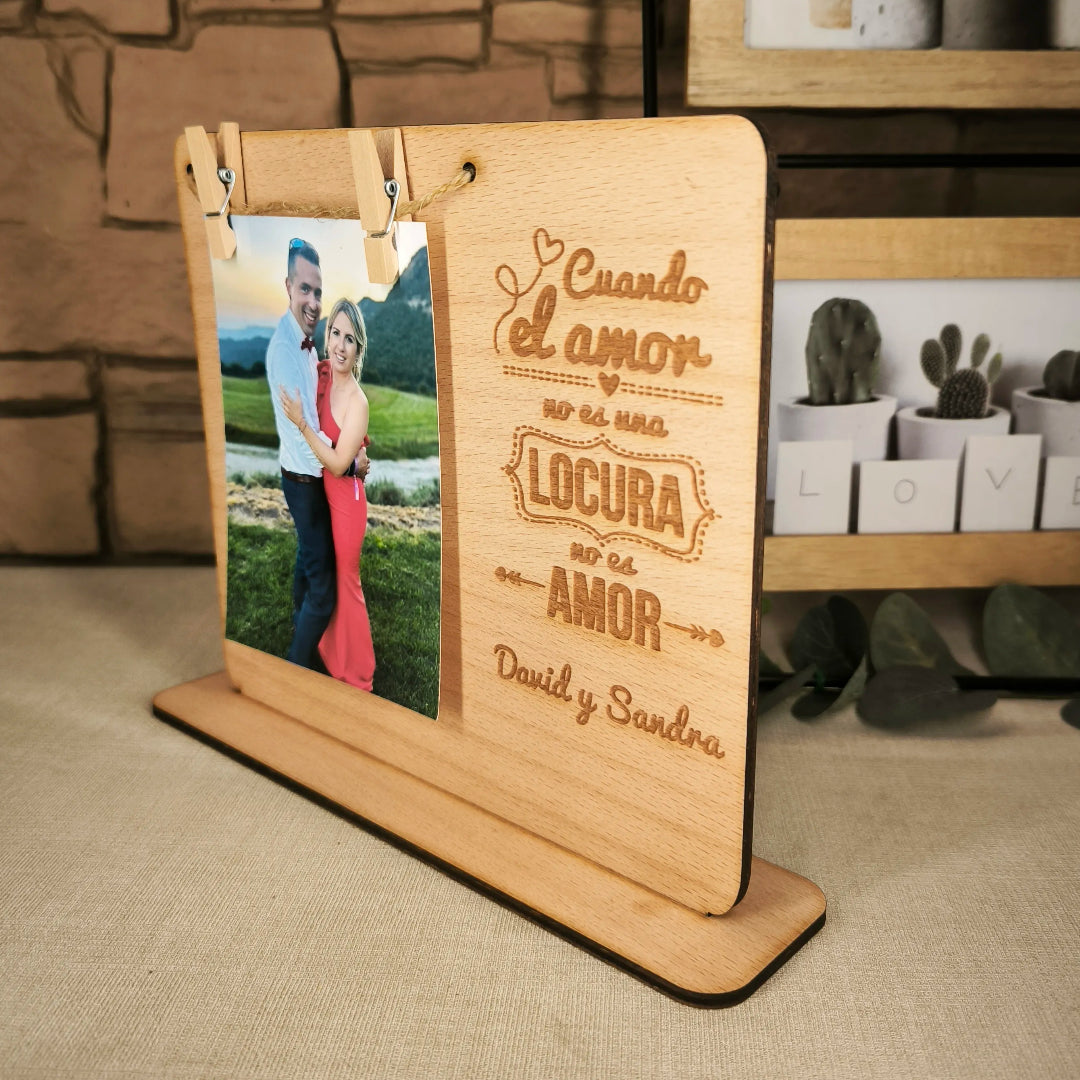 Porta foto Personalizado de San Valentín 💞