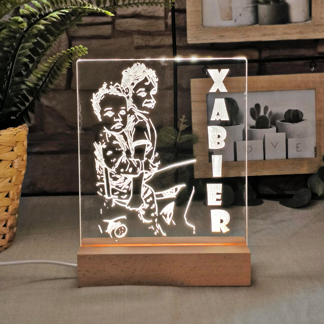 LAMPARA LED PERSONALIZADA
