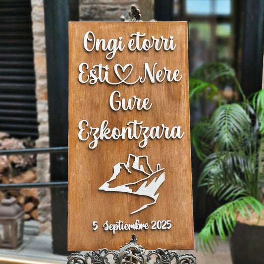 💒CARTEL DECORACION BODA (BIENVENIDA)💒