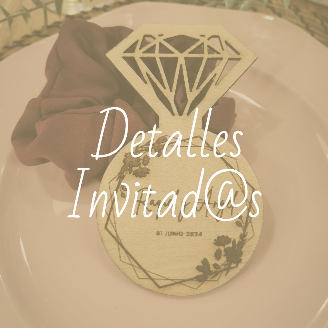 Detalles Invitados Boda