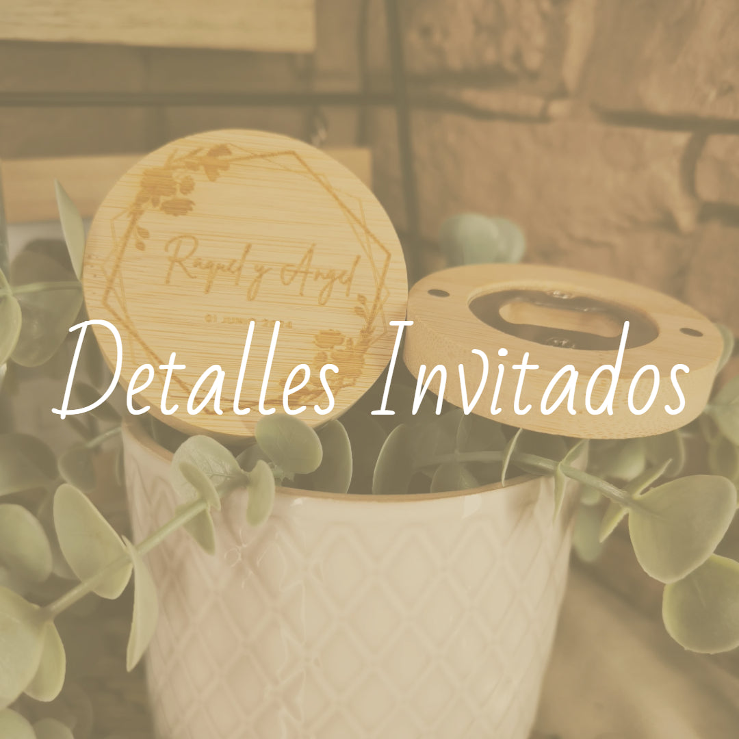 Detalles Invitados Bautizo