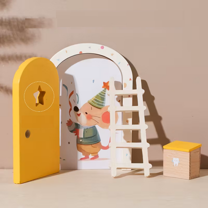 🐭 Puerta Ratoncito Perez Amarilla 🐭