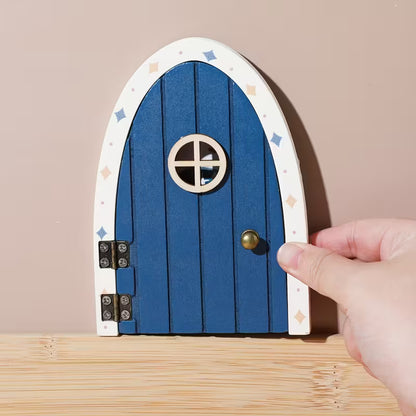 🐭 Puerta Ratoncito Perez Azul 🐭