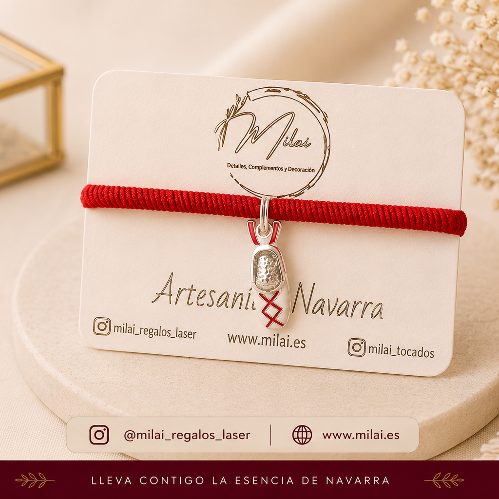 Pulsera alpargata Fiestas
