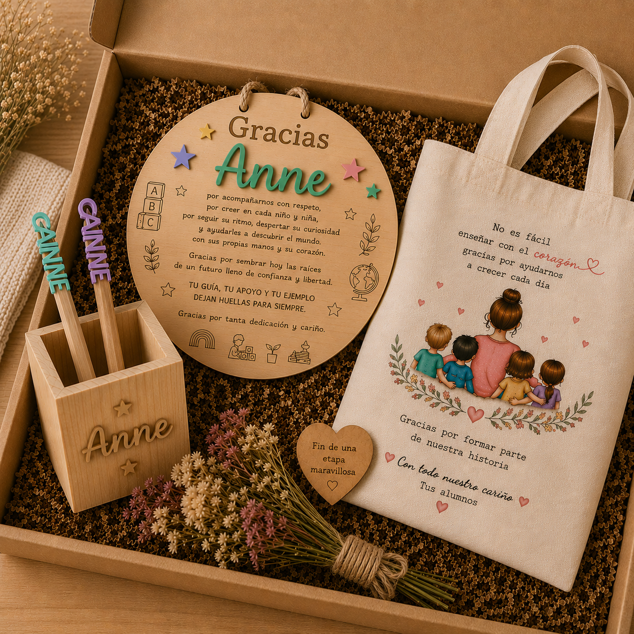 🎁 Kit Regalo Personalizado para Profesora  ✨
