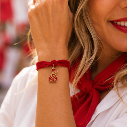 Pulsera San Fermín Terciopelo
