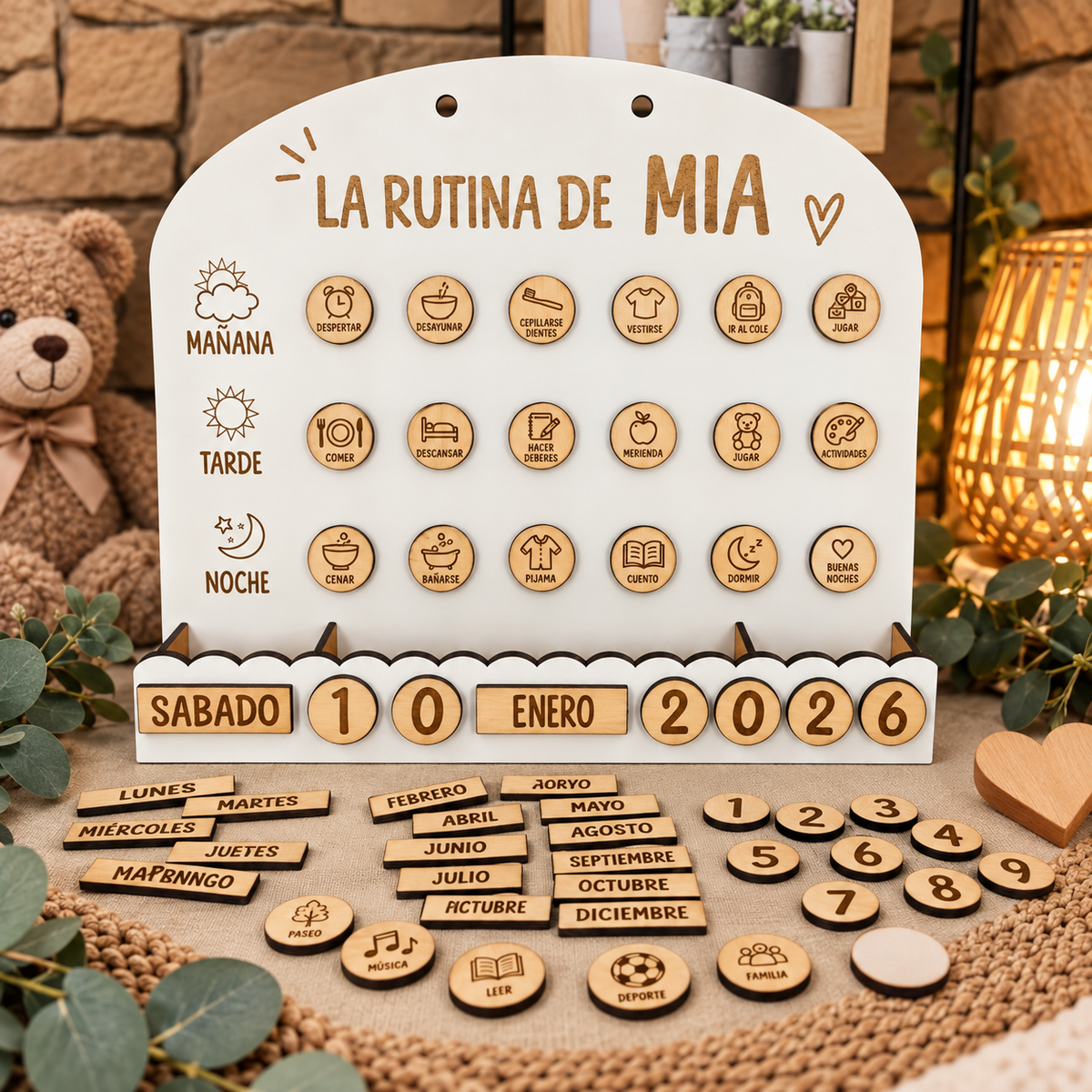 Tabla de Rutinas Montessori 🌞