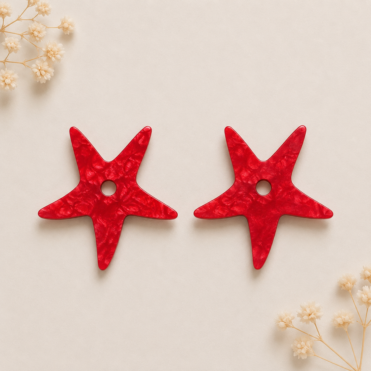 Accesorio Milallin Estrella de mar (Rojo)
