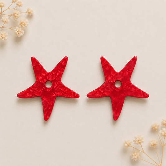 Accesorio Milallin Estrella de mar (Rojo)