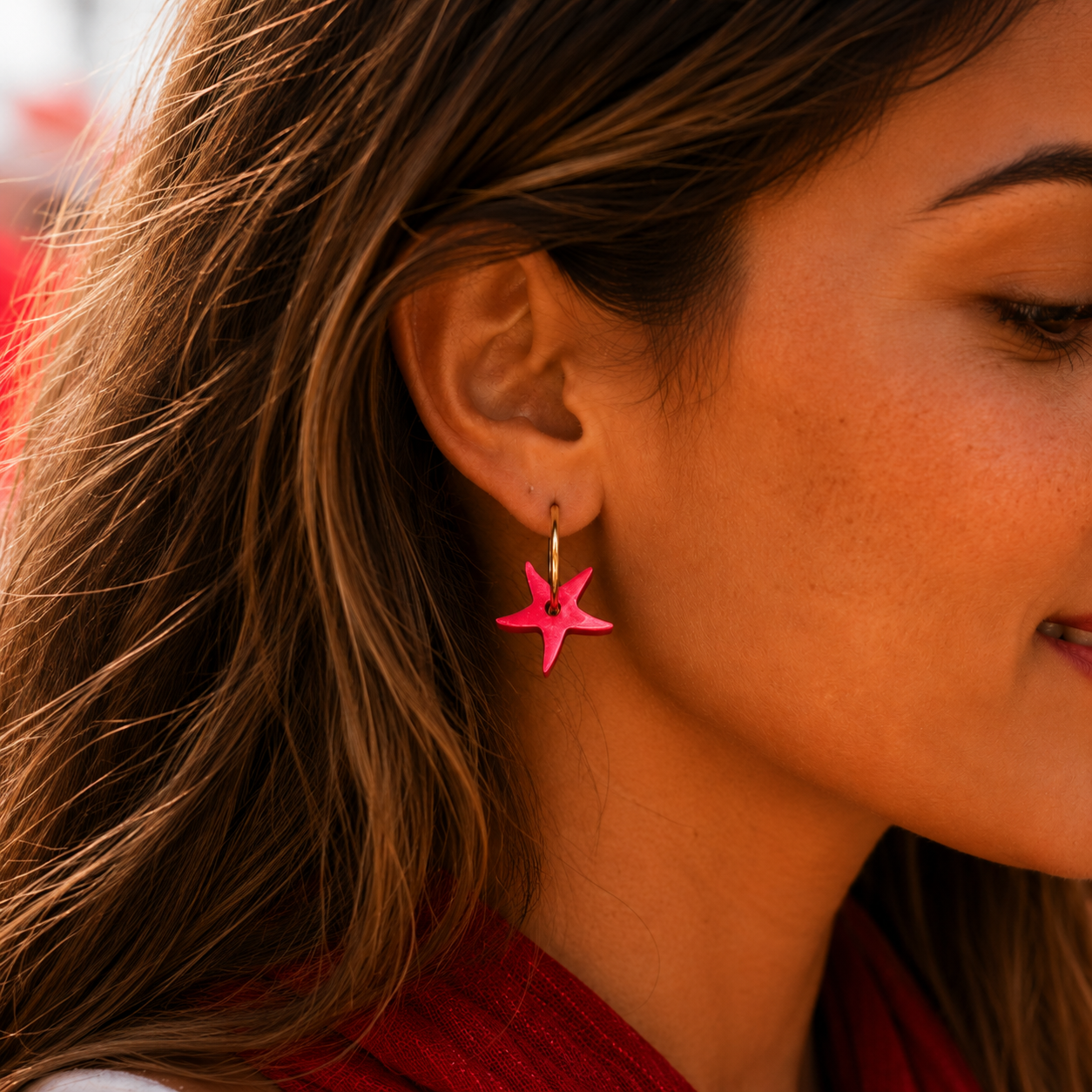 Accesorio Milallin Estrella de mar (Rojo)