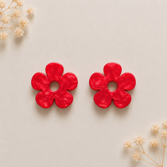 Accesorio Milallin Flor (Rojo)