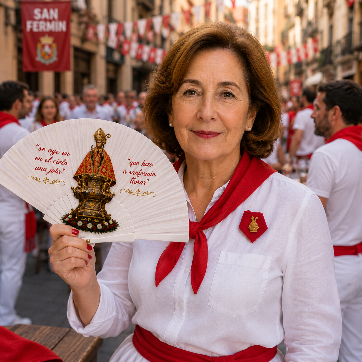 KIT Abanico + Brocre San Fermín