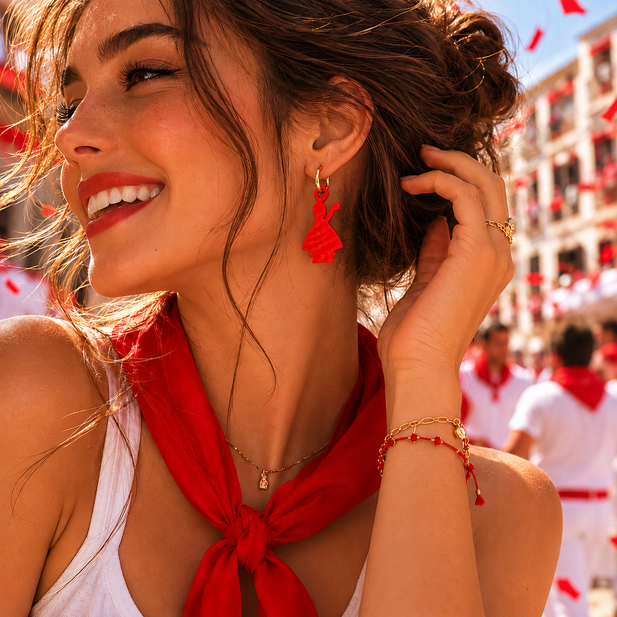 Accesorio Milallines San Fermin Rojo