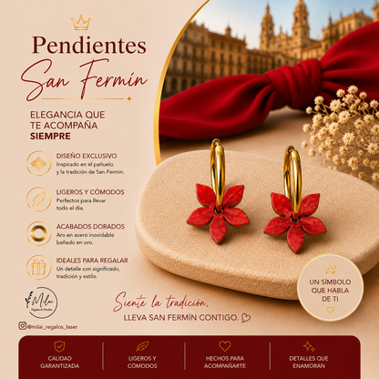 Pendiente Milallin Flor