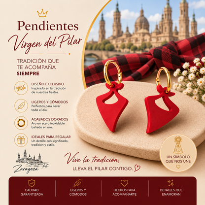 Pendiente Milallin Pañuelico Pilar