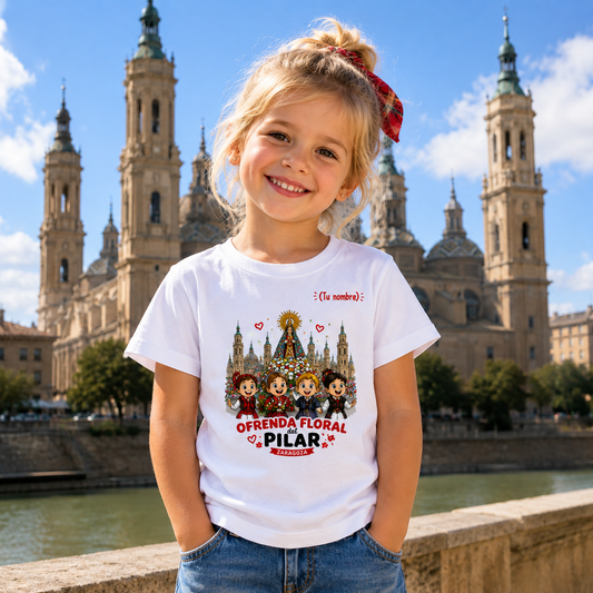 Camiseta Ofrenda Floral Pilar
