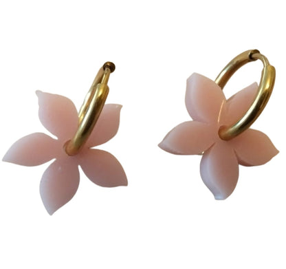 Aro dorado flor 5 puntas