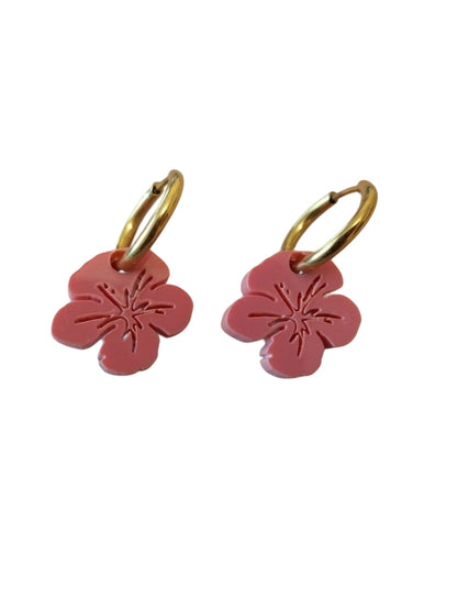 Pendientes Flor Tropical 🌼