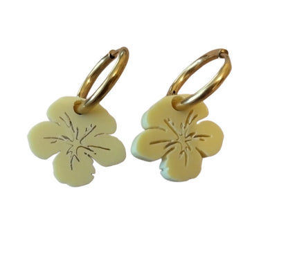 Pendientes Flor Tropical 🌼