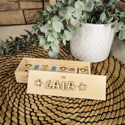 Dominó Personalizado de Madera 🐮✨