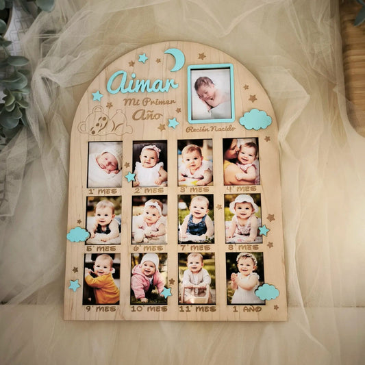 CumpleMes Azul Fotos