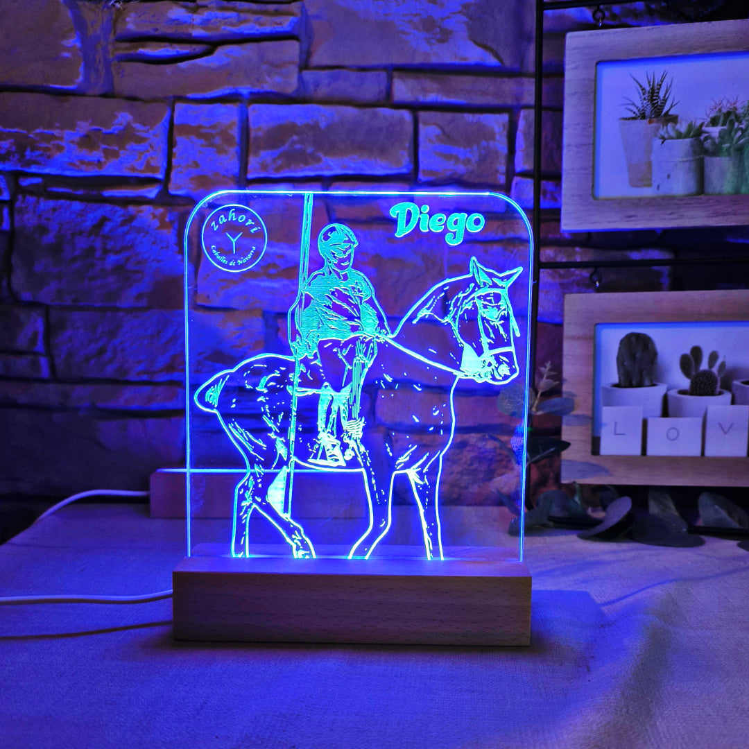 LAMPARA LED PERSONALIZADA COLOR