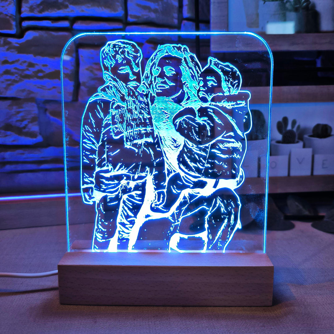 LAMPARA LED PERSONALIZADA COLOR
