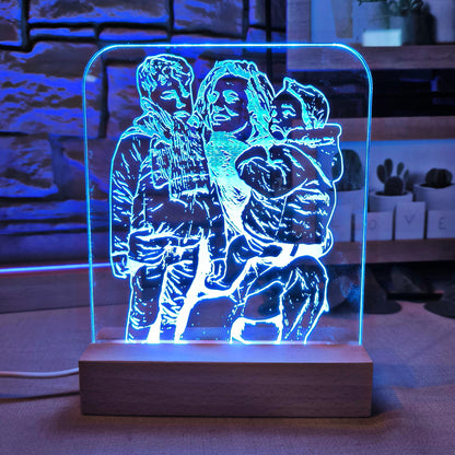 LAMPARA LED PERSONALIZADA COLOR