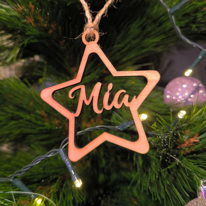 🎄Bola de Navidad Estrella Haya🎄