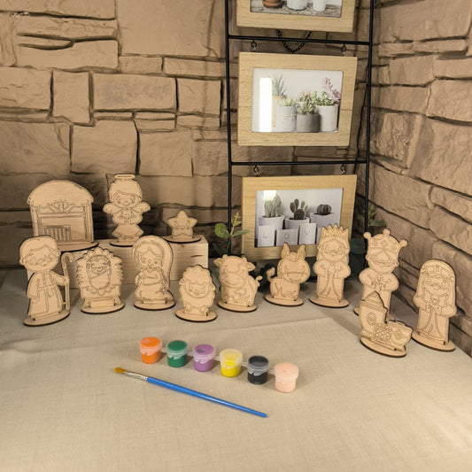 🦌Belen Madera Personajes🦌