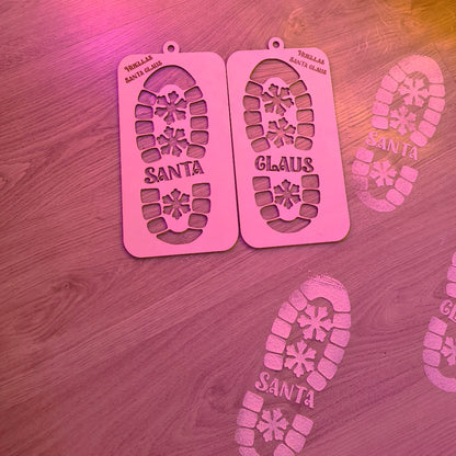 👑✨ ¡Huellas Mágicas de los Papa Noel! 👣🎁