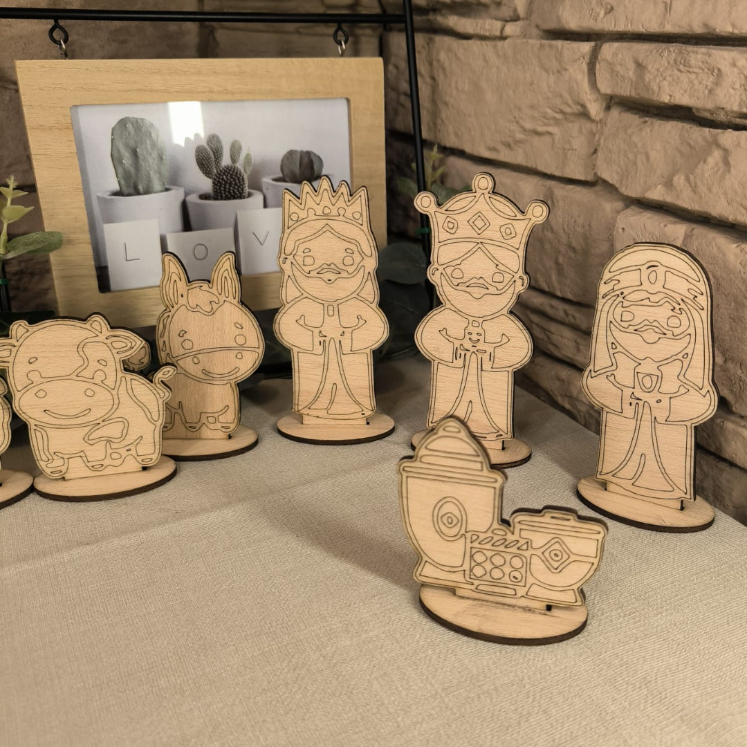 🦌Belen Madera Personajes🦌