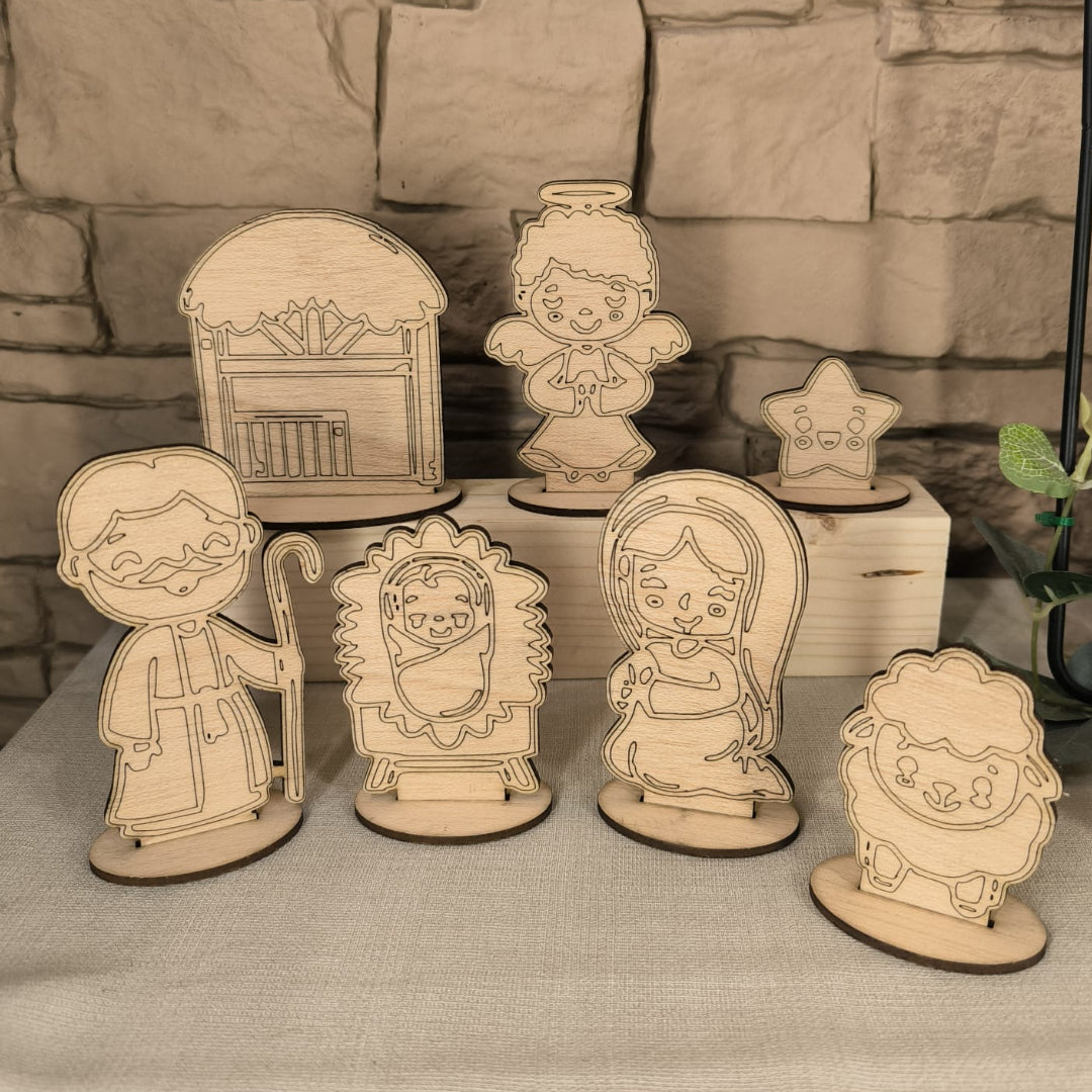 🦌Belen Madera Personajes🦌