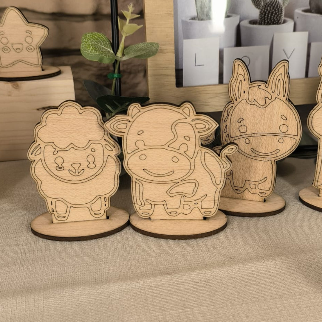 🦌Belen Madera Personajes🦌