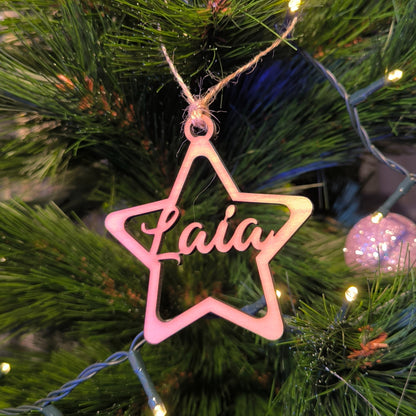🎄Bola de Navidad Estrella Haya🎄