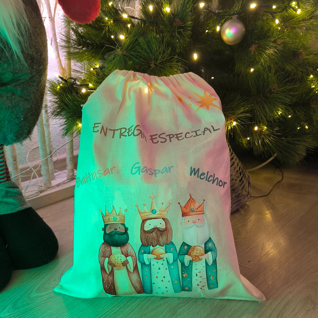 👑 Saco para regalos Reyes Magos 👑