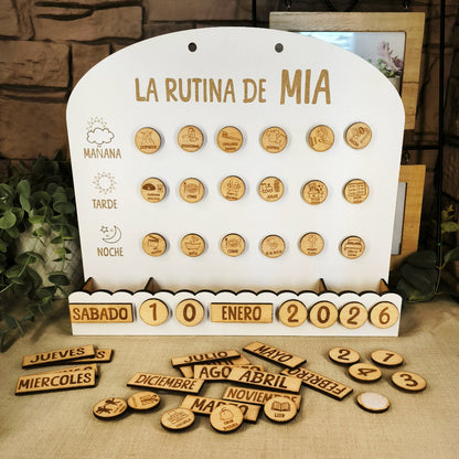 Tabla de Rutinas Montessori 🌞