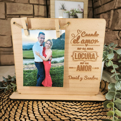 Porta foto Personalizado de San Valentín 💞