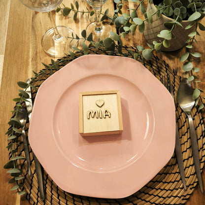Tres en Raya Personalizado de Madera 🎲
