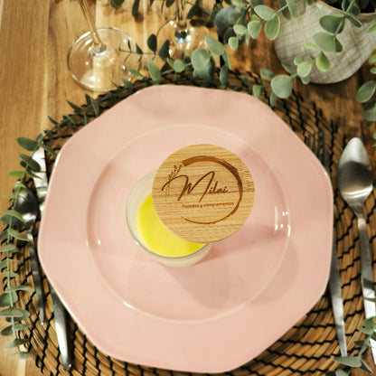 Vela Personalizada de Cera Natural 🕯️