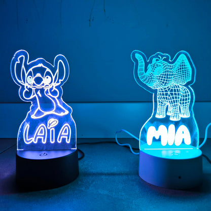 LAMPARA LED INFANTIL COLOR