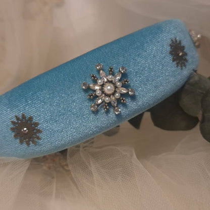 Diadema Terciopelo Azul