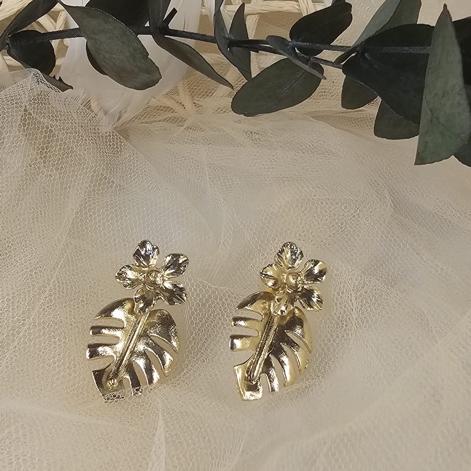 Pendientes Hoja Tropical
