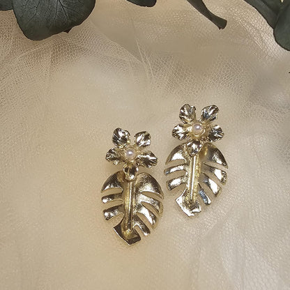 Pendientes Hoja Tropical