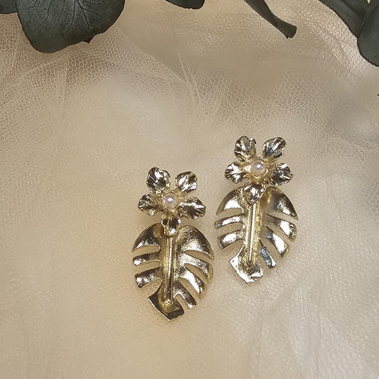 Pendientes Hoja Tropical
