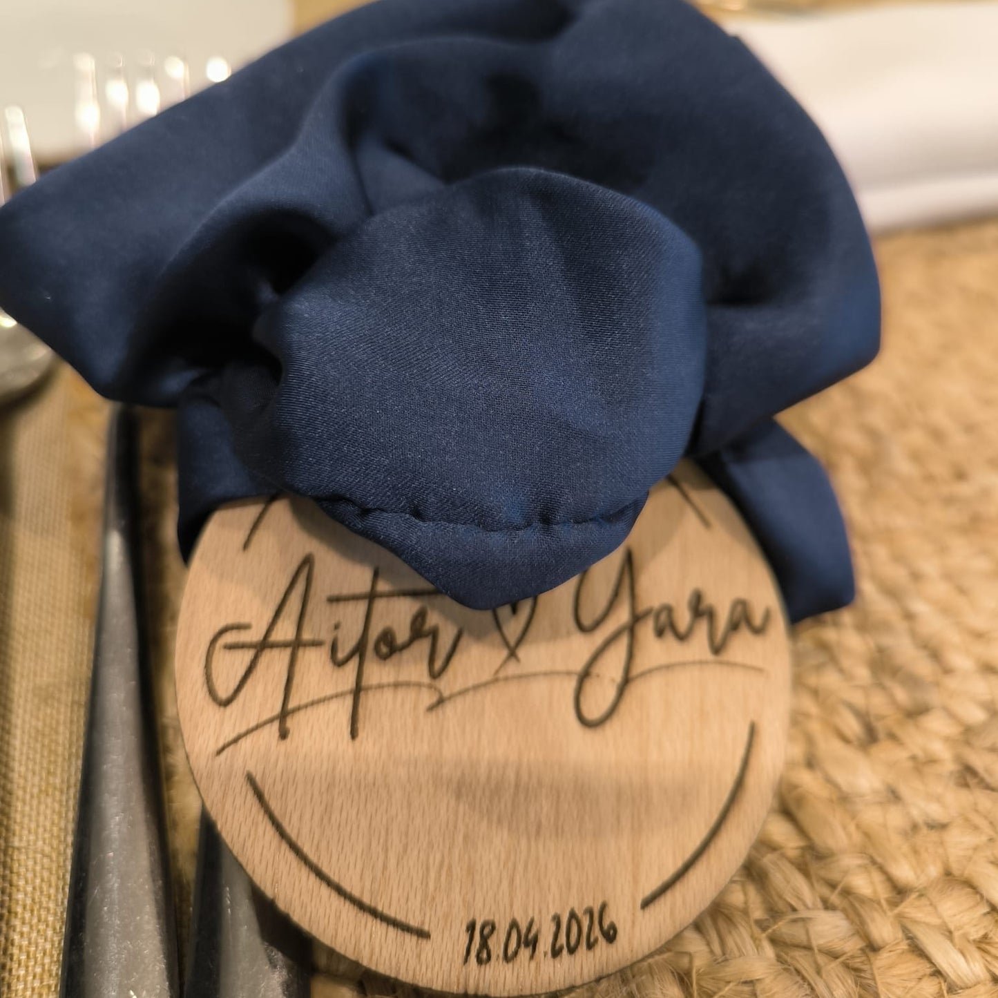 Coletero y Anillo de Madera 💍